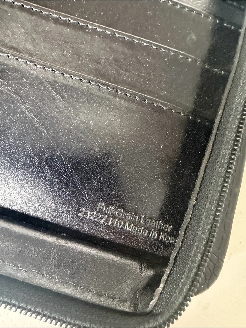 Franklin Covey Black Leather Planner Briefcase Organizer Binder Portfolio Zip